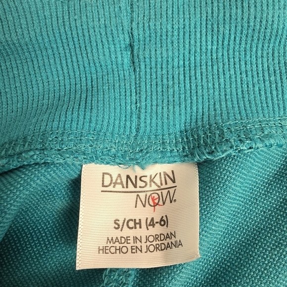 danskin now teal blue lounge shorts women's size small 4-6 - Picture 3 of 7